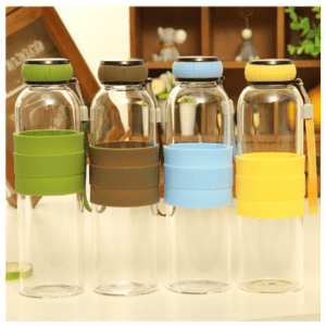Borosilicate Glass Water Bottle