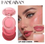 Handiyan 3 In 1 Blush Matte Makeup Highlighter Blush Palette Natural Rouge Cheek Face Contour Makeup Multi-color Delicate Cosmetics