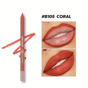Beauty Glazed 24h Waterproof & Long Lasting Lip Liner Shade-105 Coral