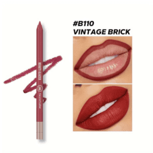 Beauty Glazed 24h Waterproof & Long Lasting Lip Liner Shade-110 Vintage Brick