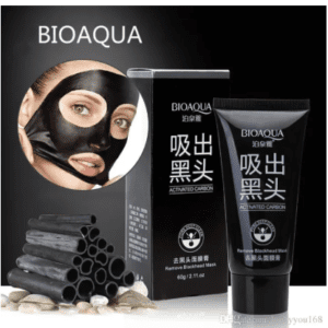 Bioaqua Blackhead Deep cleansing Purifying Peel Acne Pimples Remover Black Mud Mask skin care product- 60g face mask