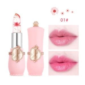 Jelly Lipstick Emaymei Light Pink - Black and solid