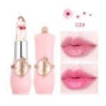 Jelly Lipstick Emaymei Rose Red - Black and solid