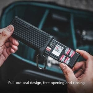 Multifunctional Type-c Card Reader Telesin – Black and solid