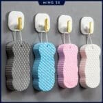 3D baby Exfoliating Sponge – Black and Solid