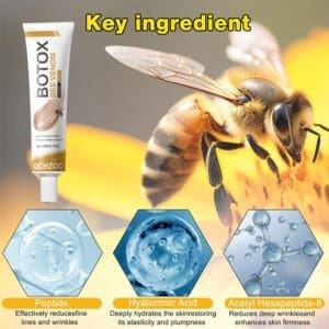 Botox Bee Venom Wrinkle Removal Cream – QCHZOC – Black and Solid