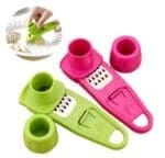 Ginger & Garlic Grater – Compact Stainless-Steel Kitchen Tool- Black and solid