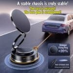 Magnetic Car Mobile Holder - Blackandsolid