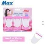 Silk Care Lady Shave – Gentle Medical Prep Razor- Black and solid